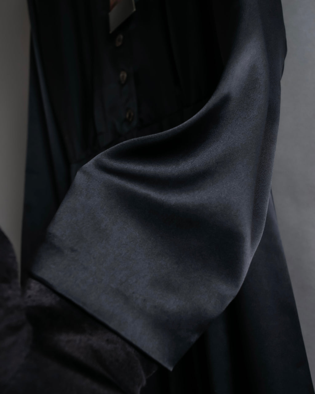 "JEAN PAUL GAULTIER" Beautiful glossy shirt dress