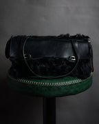"MARNI" 2011 winter edition shearling fur shoulder bag