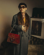 -SPECIAL- "GUCCI" 2010's-20's Collectible gucci garden embellished leather dionysus chain shoulder bag