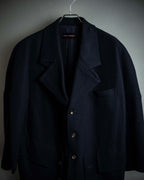 "COMME des GARCONS" 90's Front panel docking design chester coat