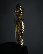 “Christian Dior” 70’s-80’s Lattice rhinestone brooch