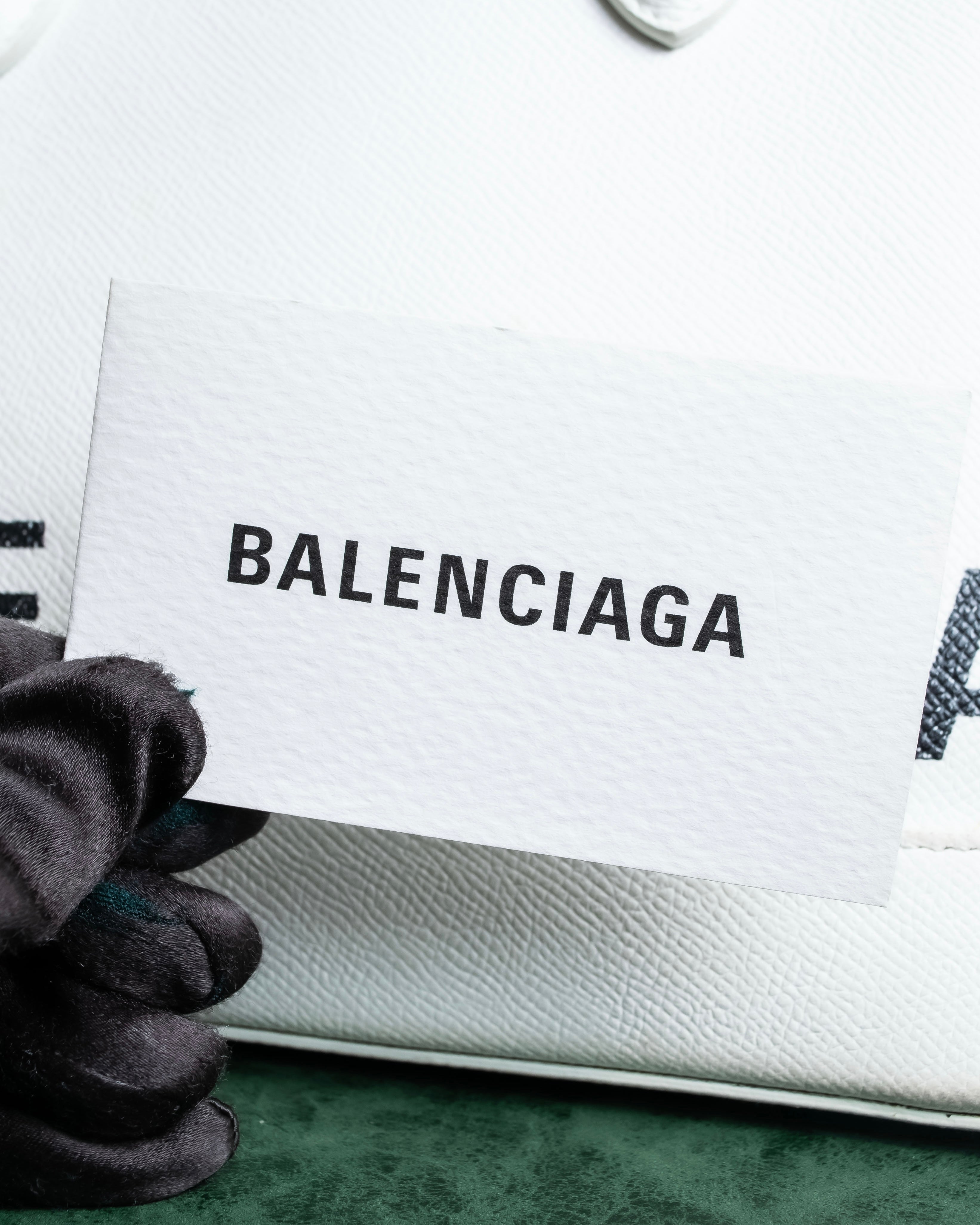 "BALENCIAGA" VILLE TOP HANDLE LEATHER HANDBAG