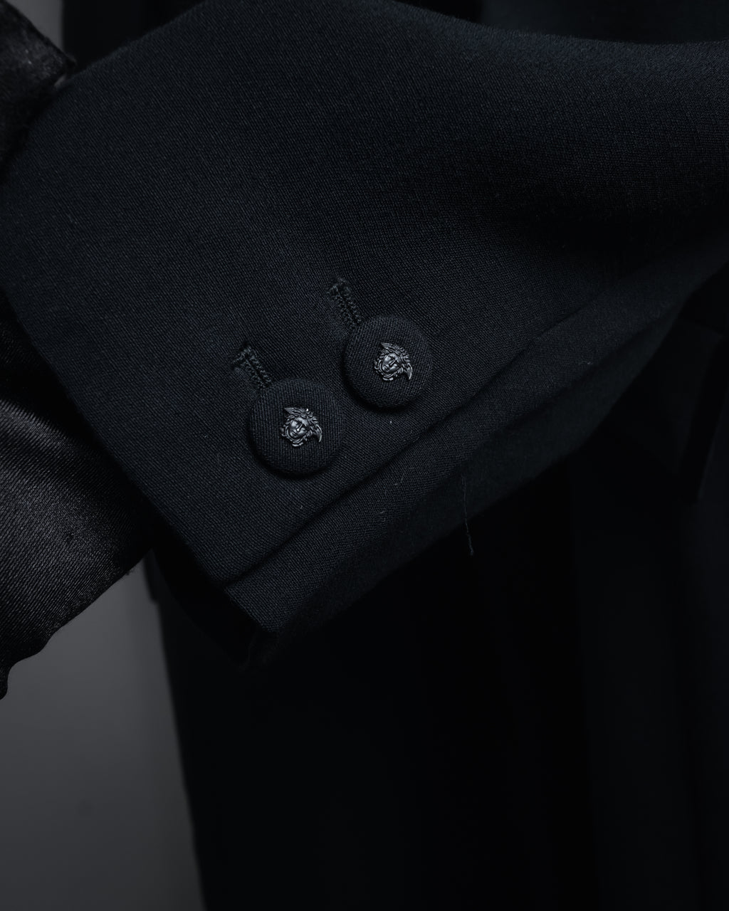 "Gianni Versace" 90’s couture wool-blend long coat