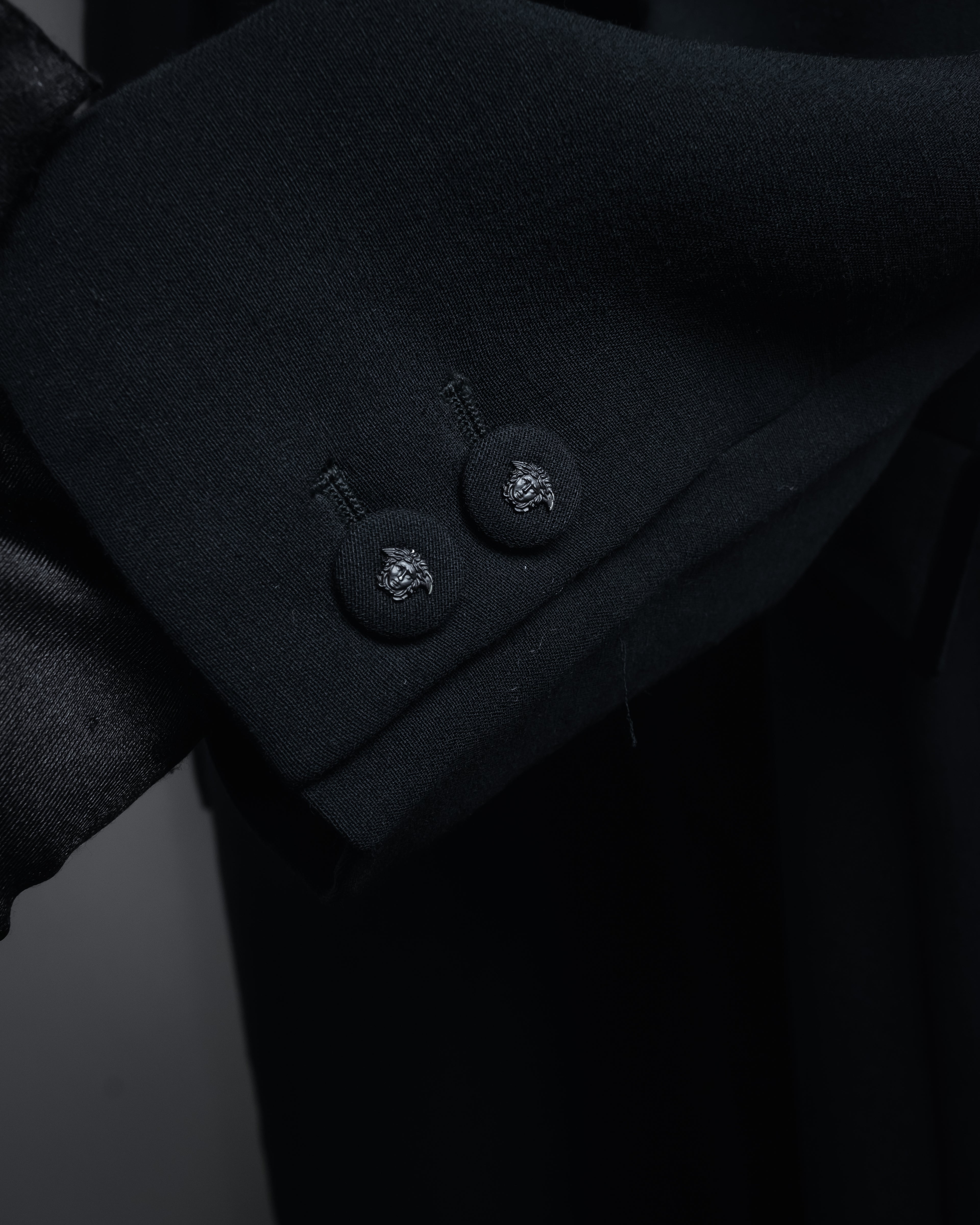 "Gianni Versace" 90’s couture wool-blend long coat