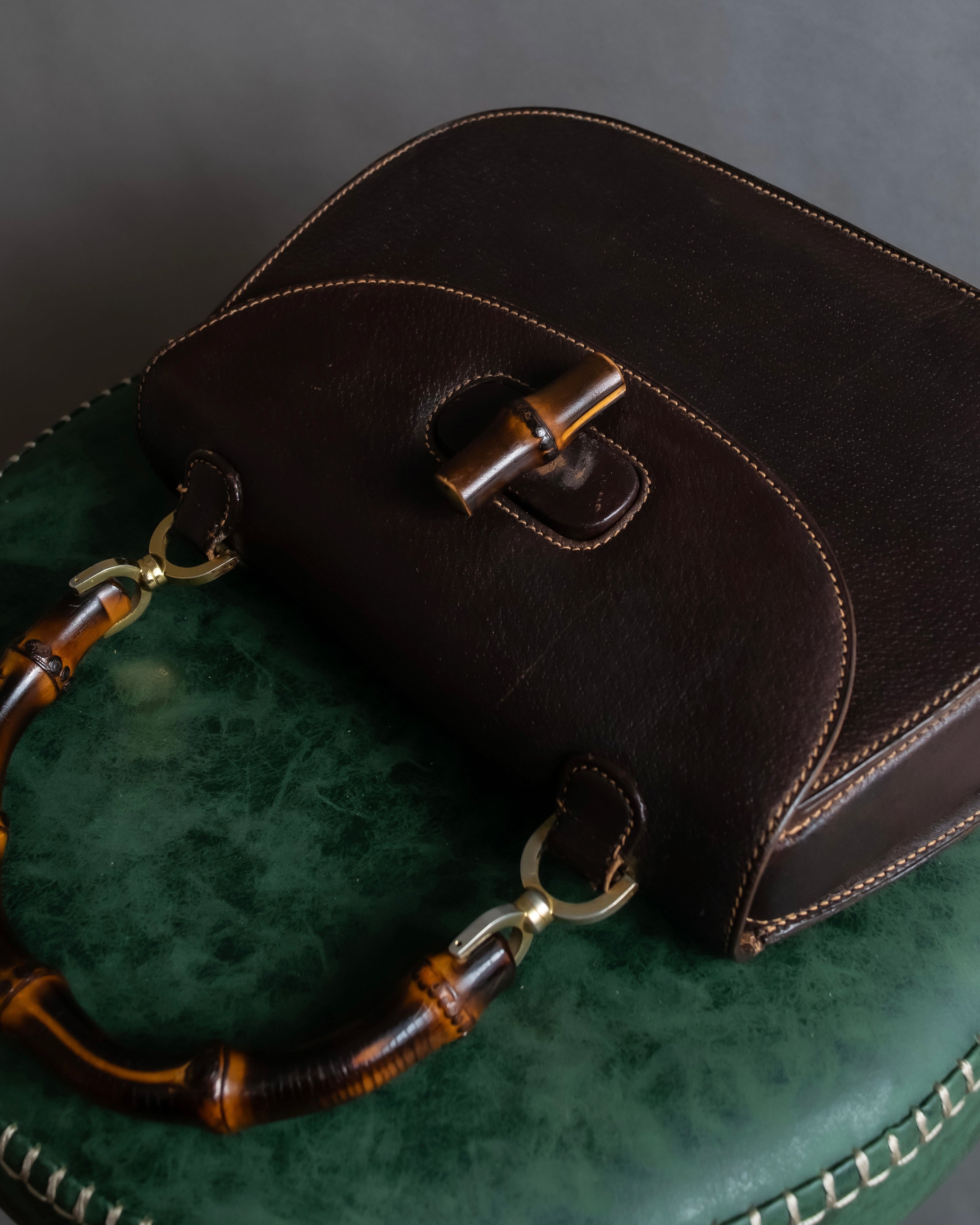 "GUCCI"「1947」 Bamboo handbag