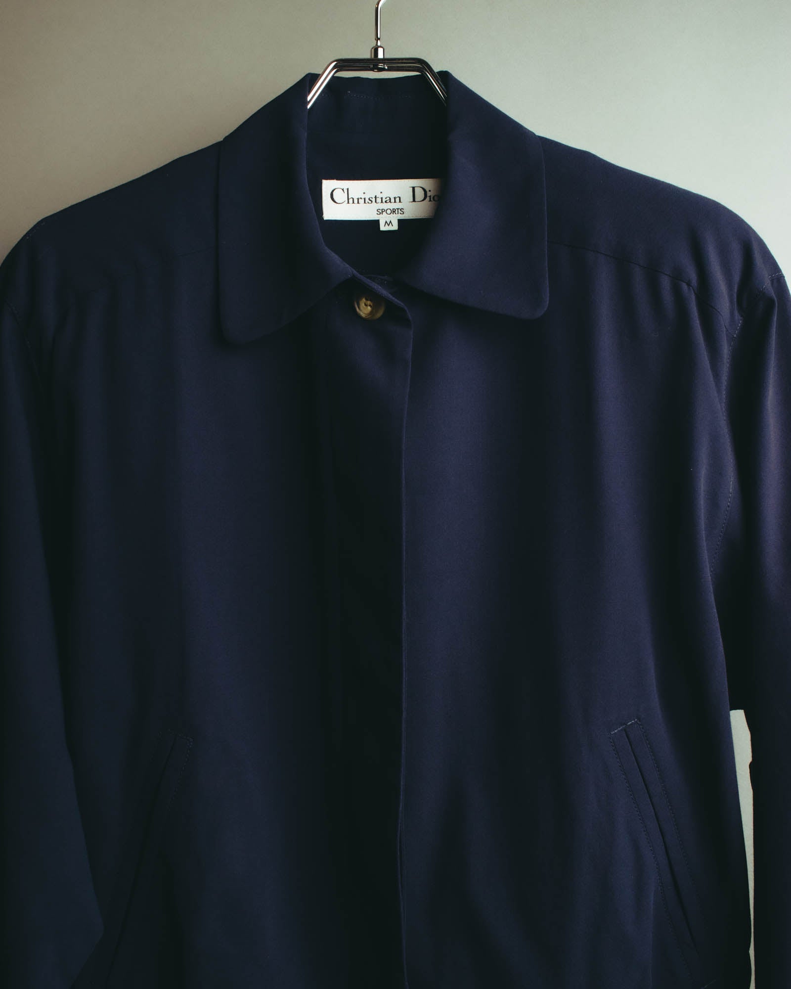 “Christian Dior” 80’s-90’s cropped cotton sports jacket
