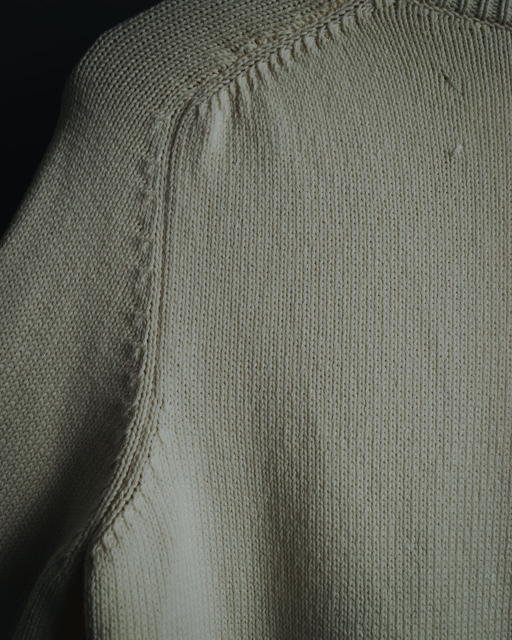 "Maison Margiela" 2022SS Destroyed rib-knit sweater