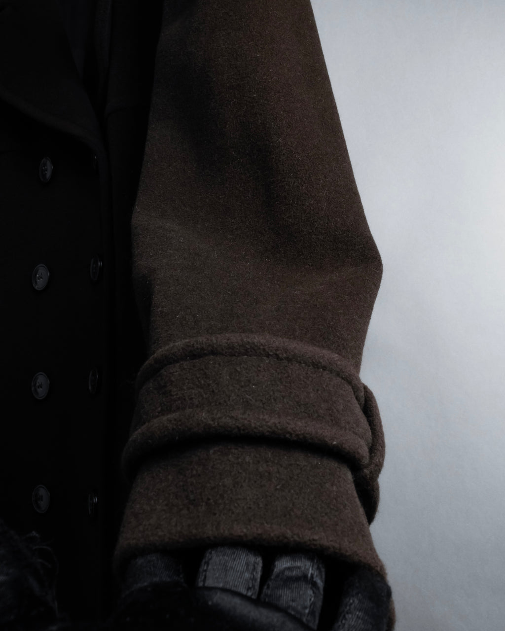 "MAX&Co." 90's Classic maxi-length angora mix long coat