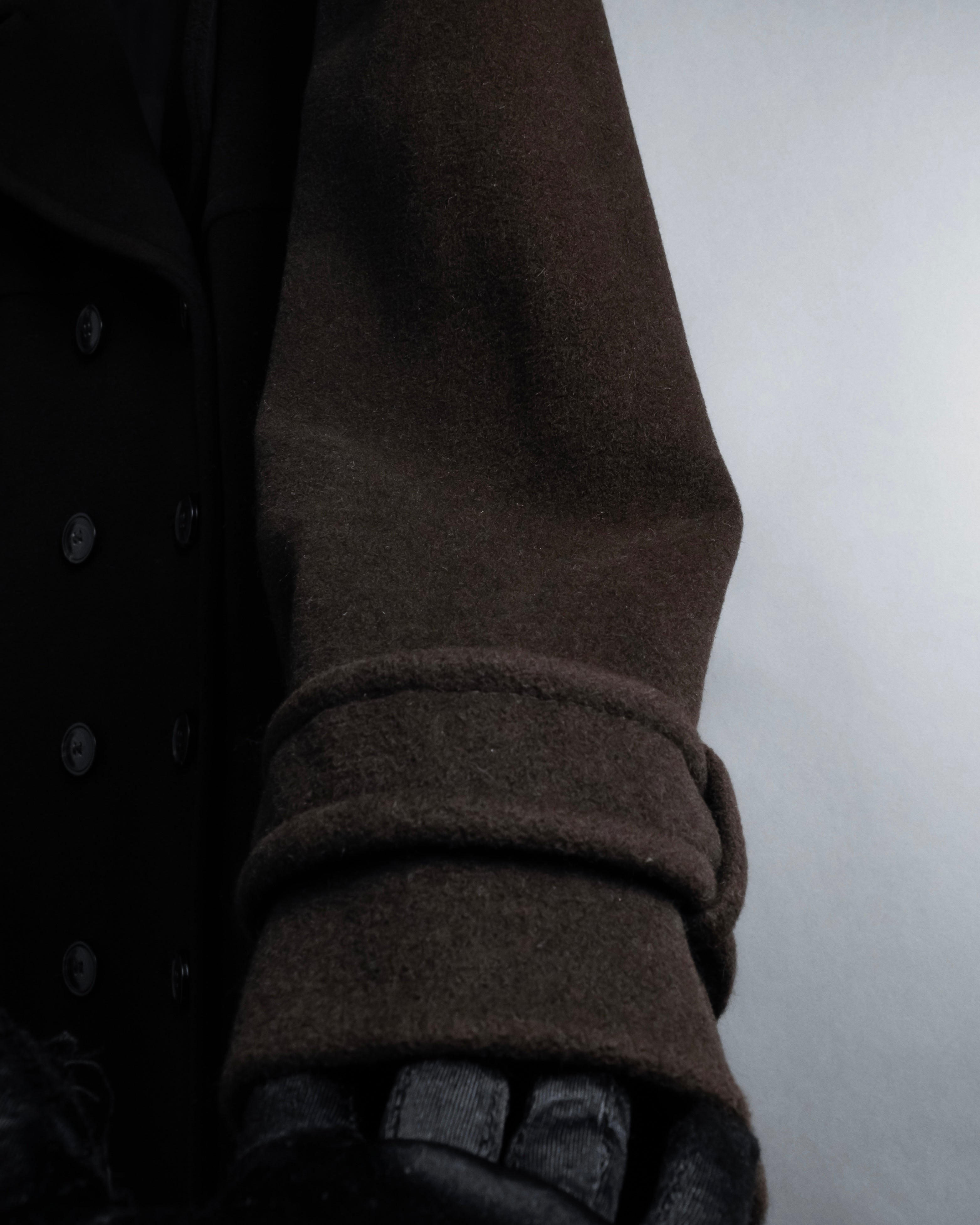 "MAX&Co." 90's Classic maxi-length angora mix long coat