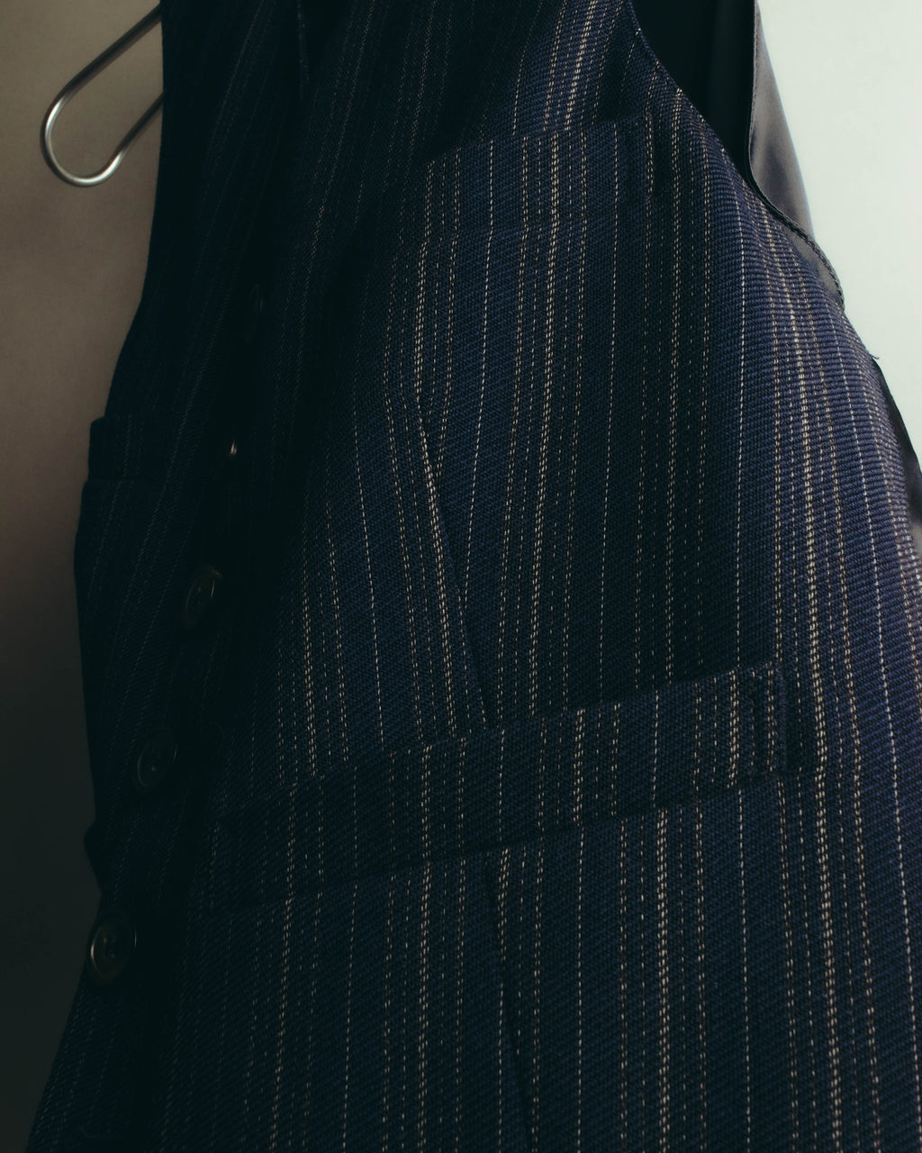 "Maison Margiela" 2018SS Tailored pinstripe wool waistcoat