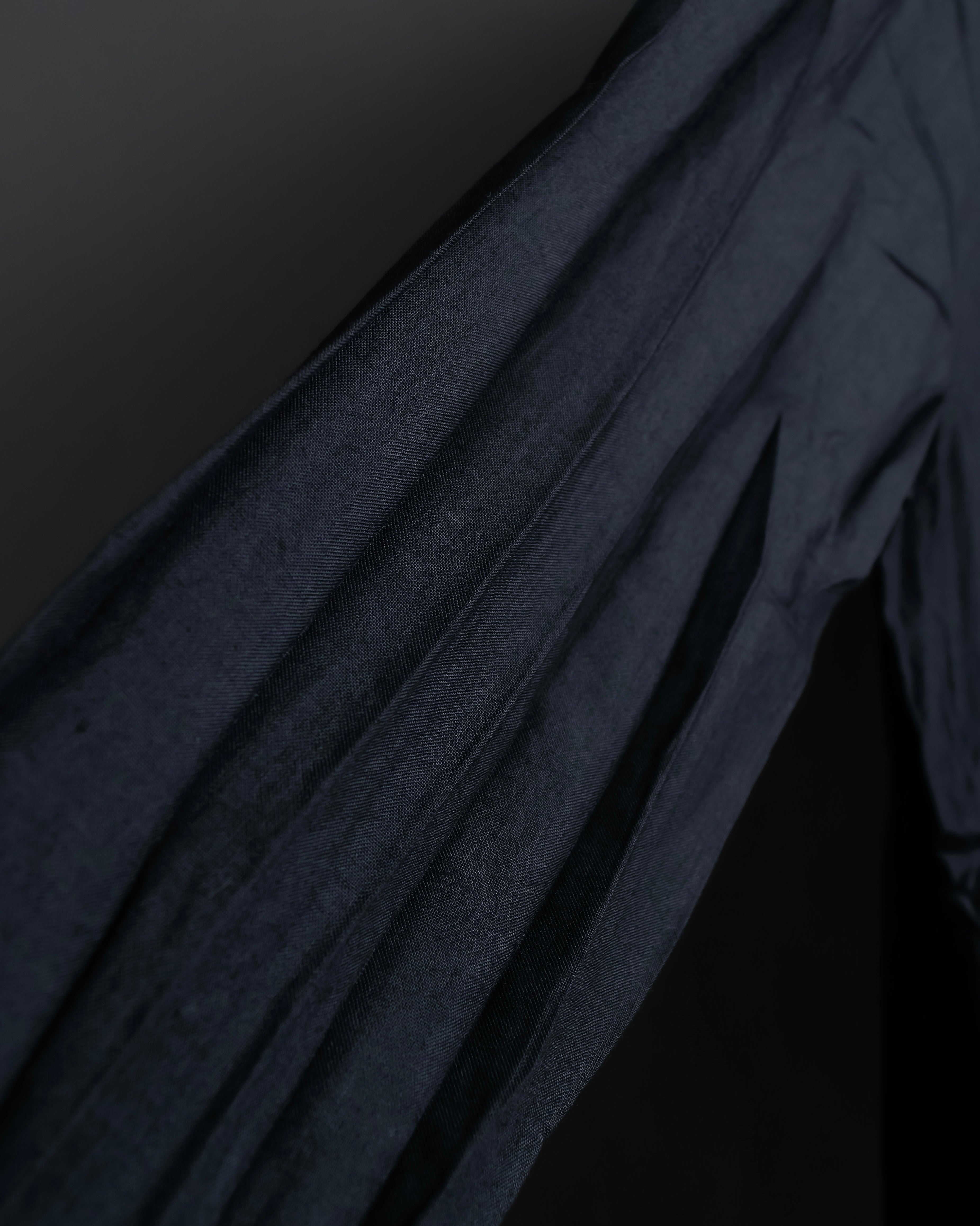 “ISSEY MIYAKE” wrinkle processing oversize tailored jacket