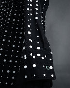 “COMME des GARÇONS” 2010SS Graphic polka dot cotton shirt