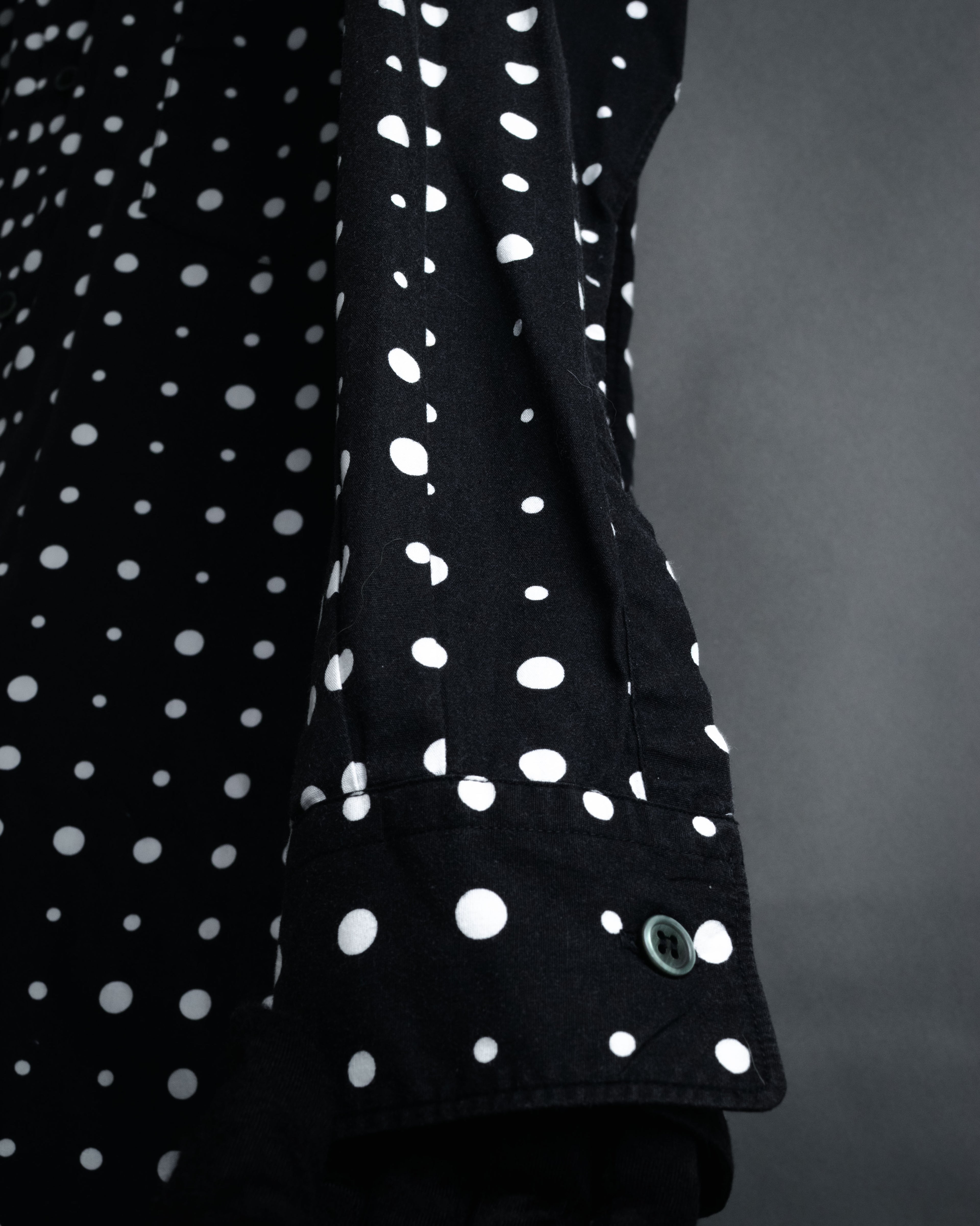“COMME des GARÇONS” 2010SS Graphic polka dot cotton shirt