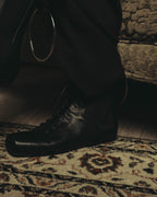 -SPECIAL- "JIL SANDER" 10's Sculptural gathered toe leather ankle boots