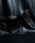 "BOTTEGA VENETA" Butterfly frame tortoiseshell sunglasses
