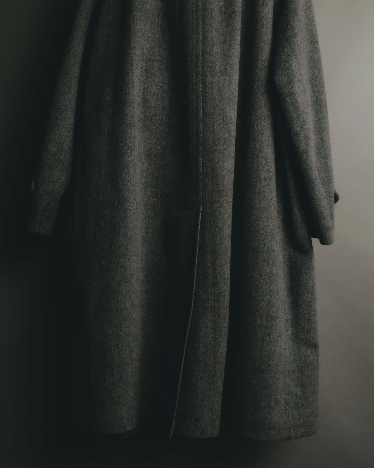 “Burberrys” 80’s Bedford wool balmacaan coat