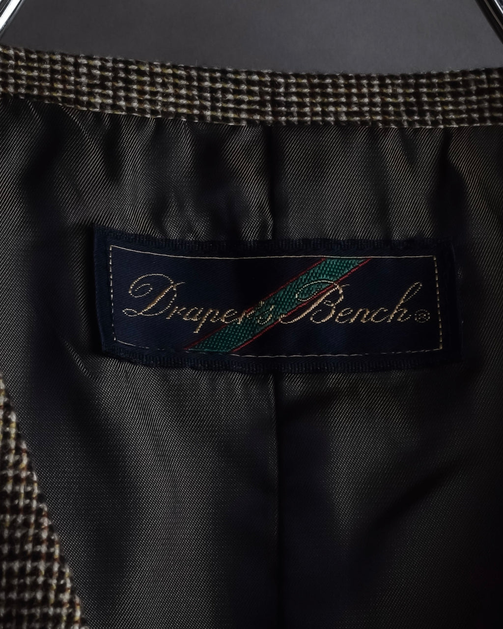 "BROOKS BROTHERS" Melange tweed three-piece suit