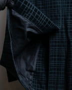 "DOLCE &amp; GABBANA" Checkered velvet tailored jacket