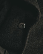 -SPECIAL- "Salvatore Ferragamo" 90's-00's Alpaca wool oversized shawl collar long coat