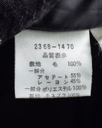 "BALENCIAGA La Mode" Satin-switched piping design tailored jacket