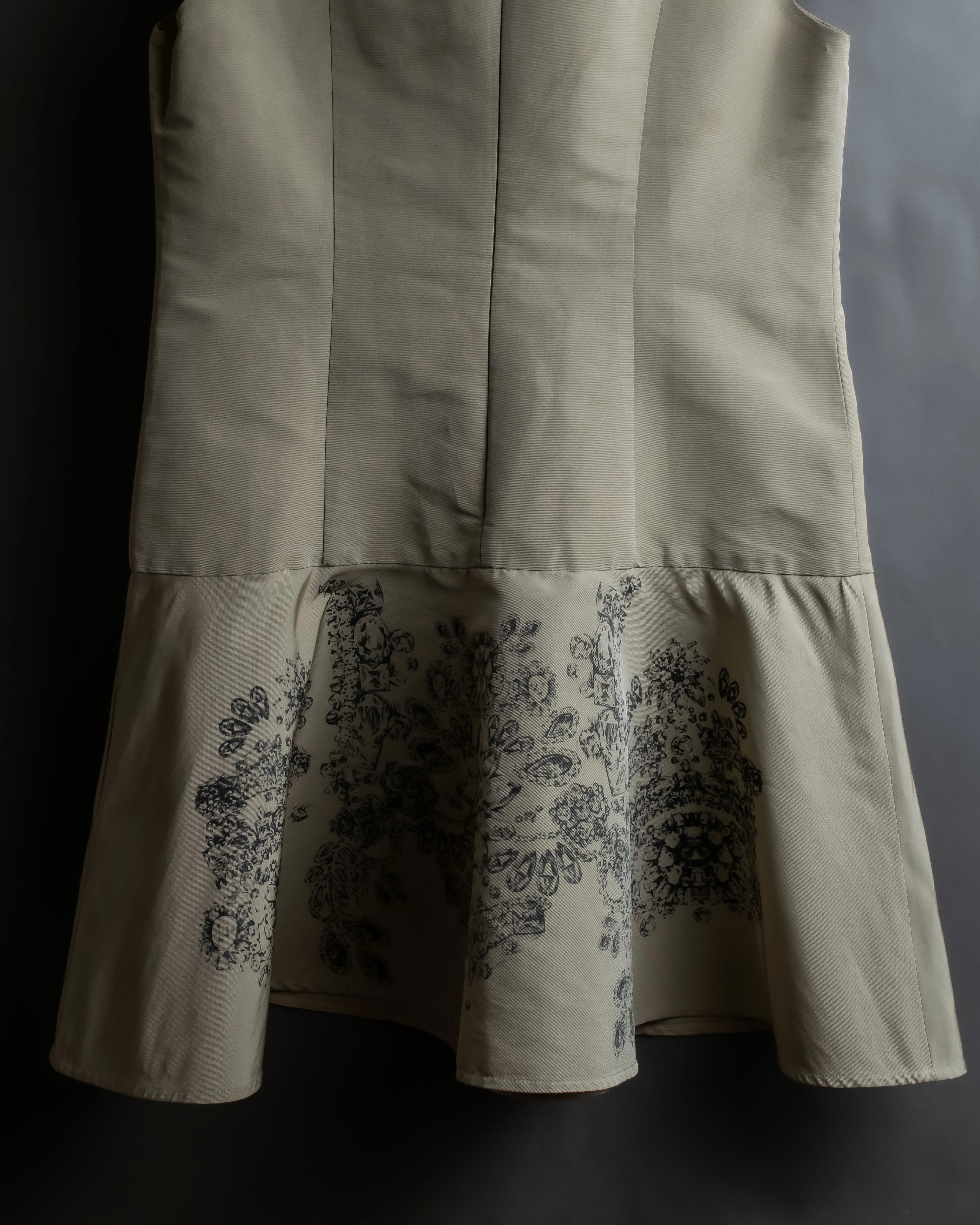 "RED VALENTINO" Baroque print sleeveless dress