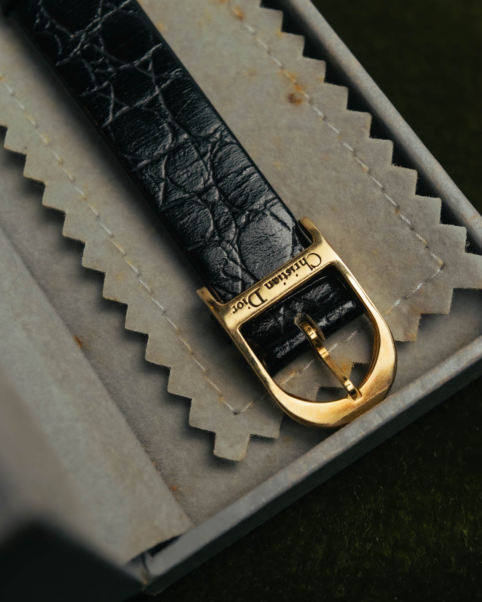 -SPECIAL- "Christian Dior" 90's Classic square quartz watch with Roman dial