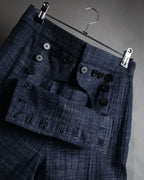 “Christian Dior” 2021 Sailor front wide trousers