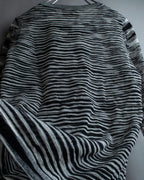 "MISSONI" Multi border pattern box silhouette knit