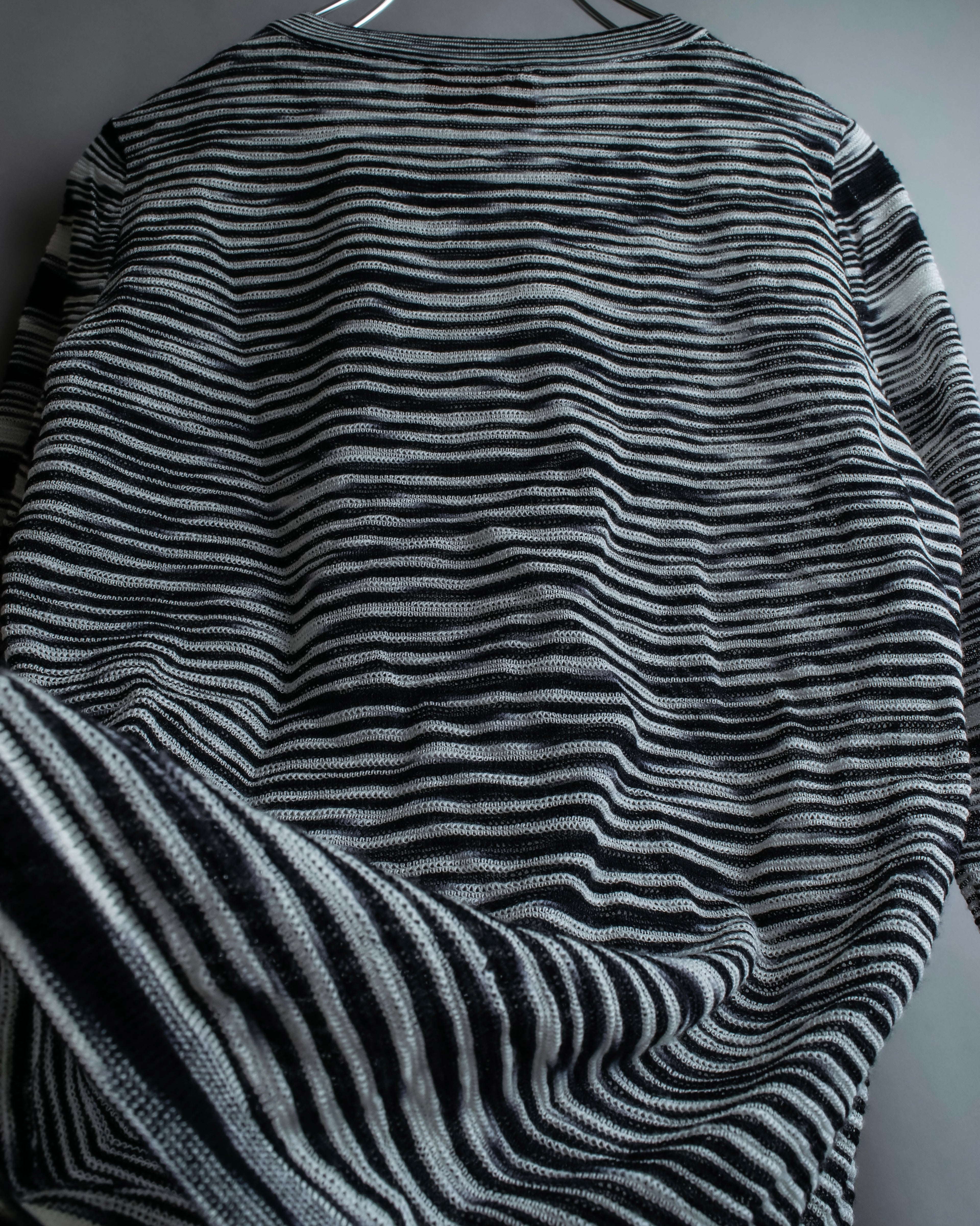 "MISSONI" Multi border pattern box silhouette knit