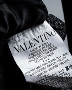 "RED VALENTINO" Distressed tulle skirt docking long pullover