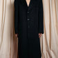 "GIANNI VALENTINO" 100% cashmere oversized chesterfield coat