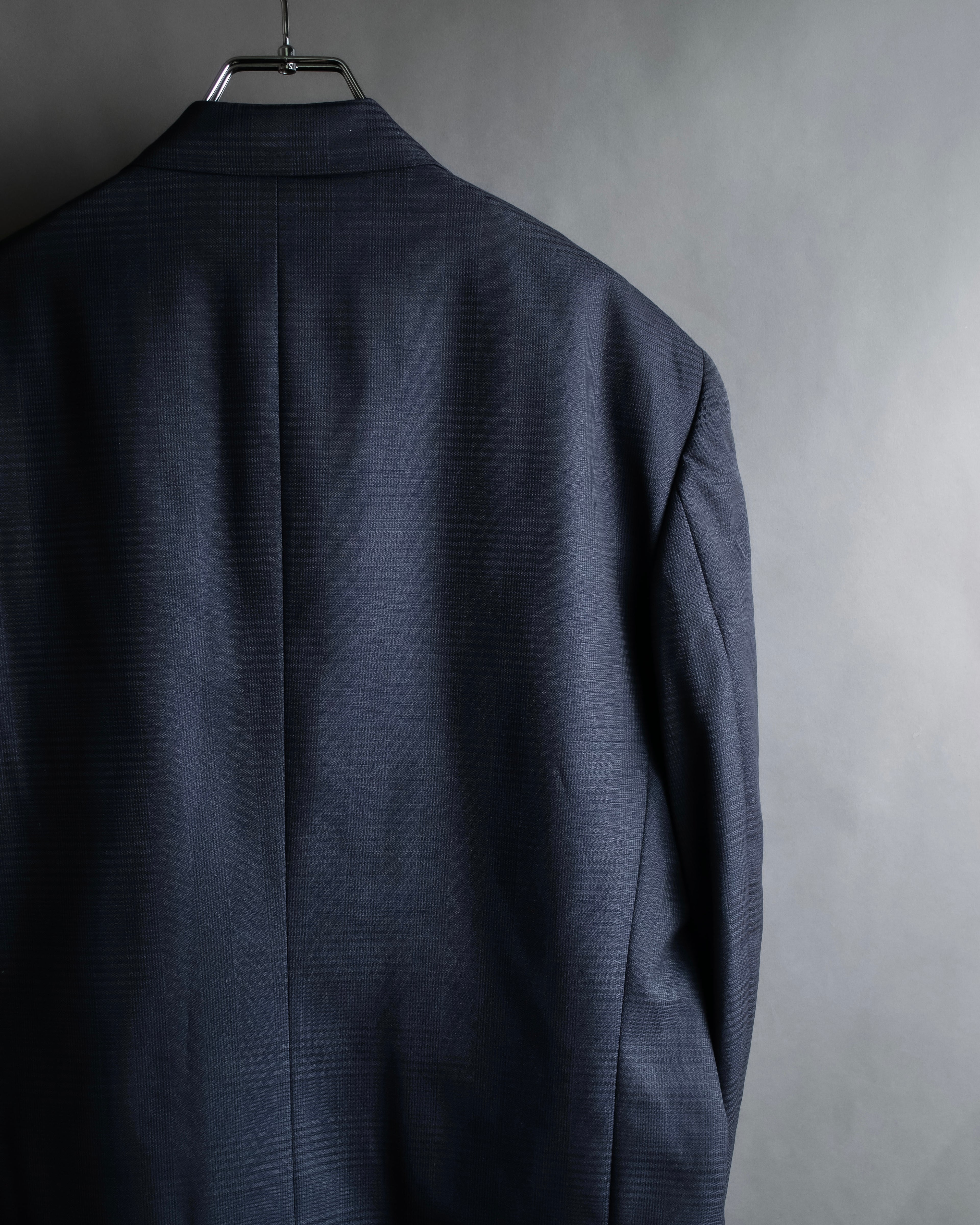 "CHRISTIAN DIOR MONSIEUR"
Shadow check pattern structured set up