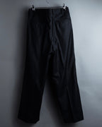 "BALENCIAGA" Chalk stripe pattern long silhouette set up