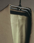 "Yves Saint Laurent pour homme" 80's-90's Structured double-breasted wool blazer