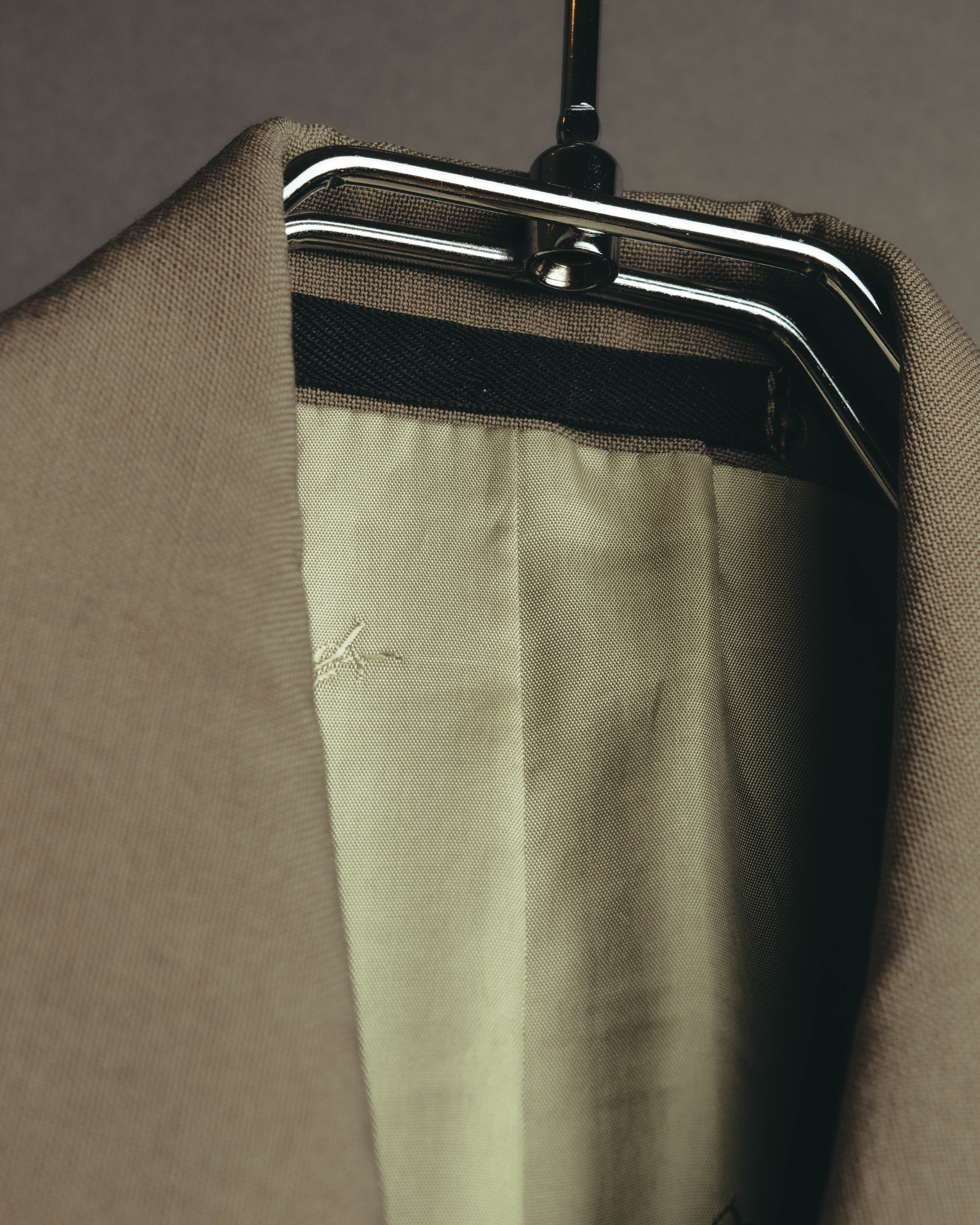 "Yves Saint Laurent pour homme" 80's-90's Structured double-breasted wool blazer