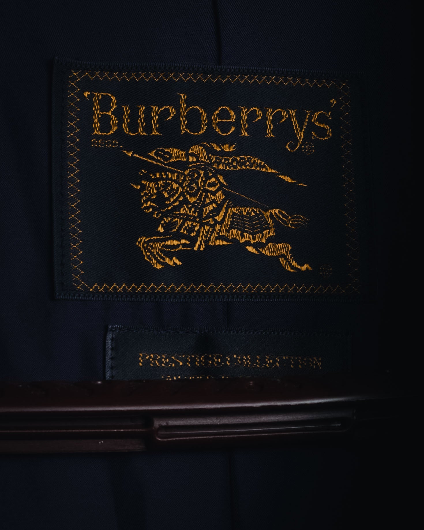 –SPECIAL– "BURBERRYS" Late 80’s-early 90’s wool and cashmere double-breasted chester coat