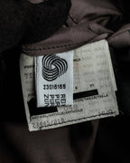 "HUGO BOSS" Fine-gauge wool khaki gray set up