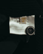“VALENTINO ROMA” 00’s-10’s Rib knit frilled cardigan