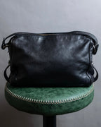 "CELINE" Metal parts design horizontal leather one-shoulder bag