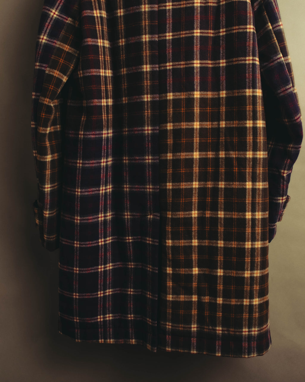 “sacai” 2010's Tartan wool cashmere padded hybrid coat