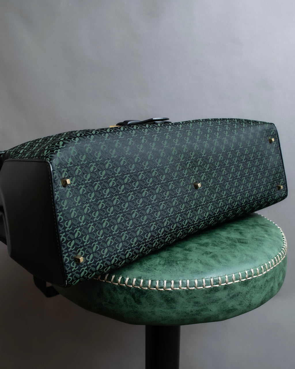 "LOEWE" Anagram pattern combination leather shoulder bag