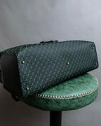 "LOEWE" Anagram pattern combination leather shoulder bag