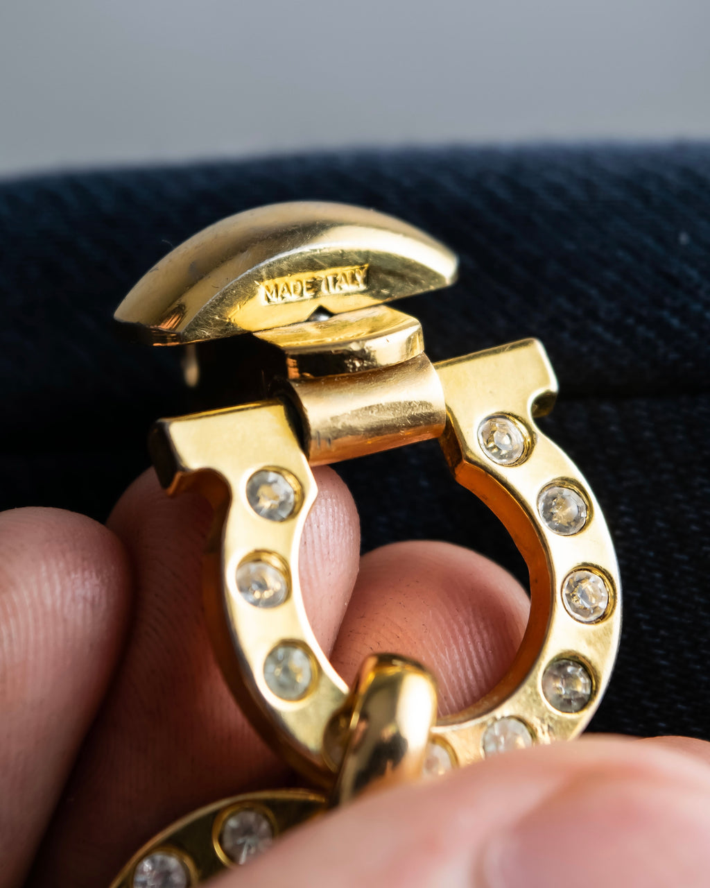 Salvatore Ferragamo Big Gancini gold chain bracelet