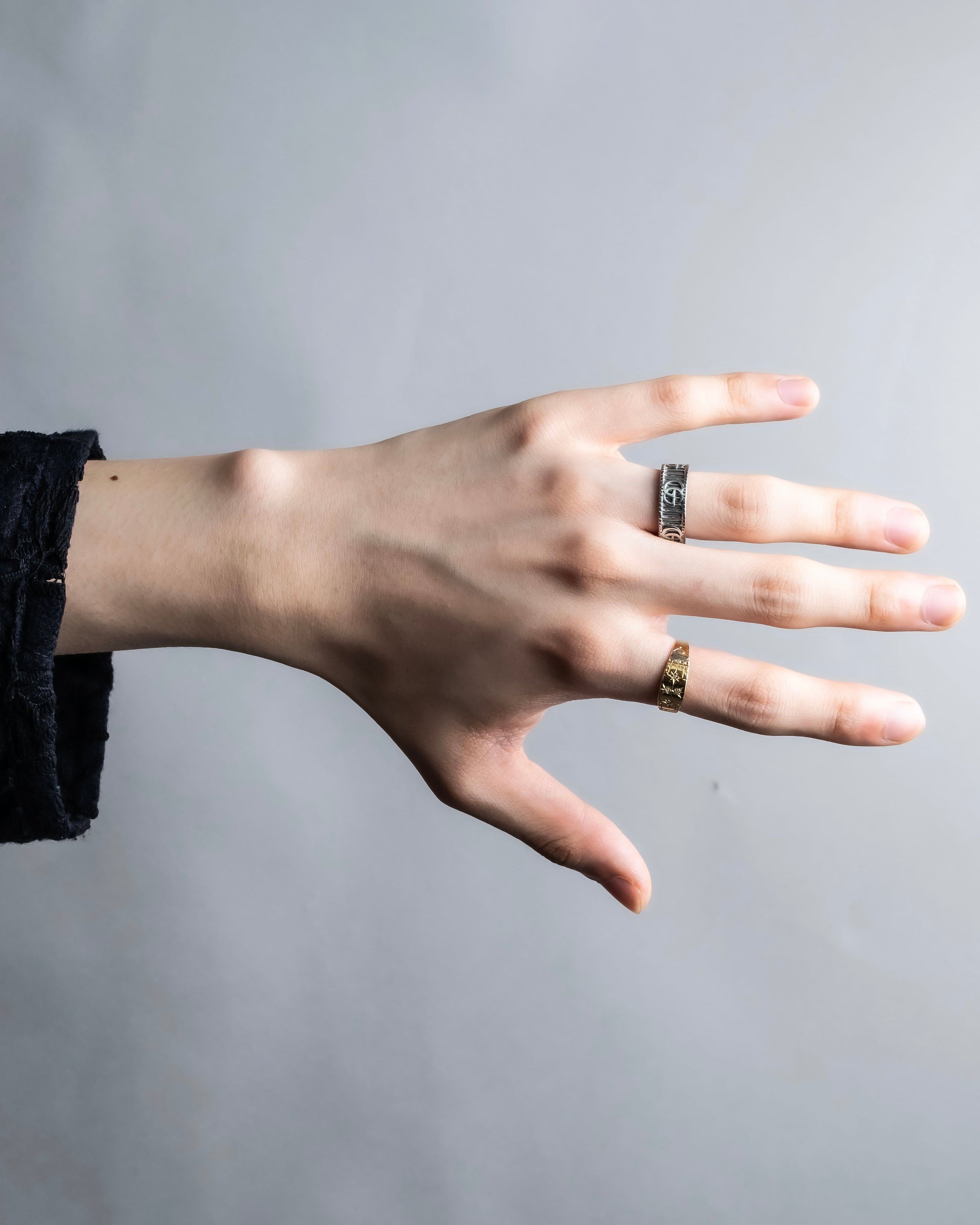 "GUCCI" GG marmont silver 925 ring