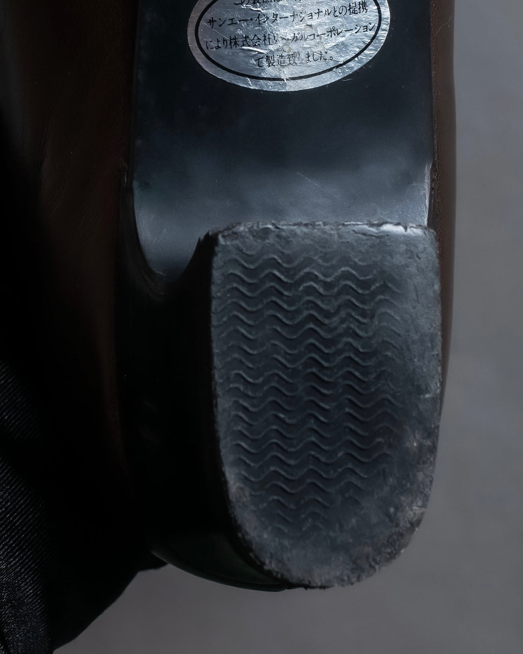 "Pinky&Dianne" Animal fur pattern lace-up heel shoes