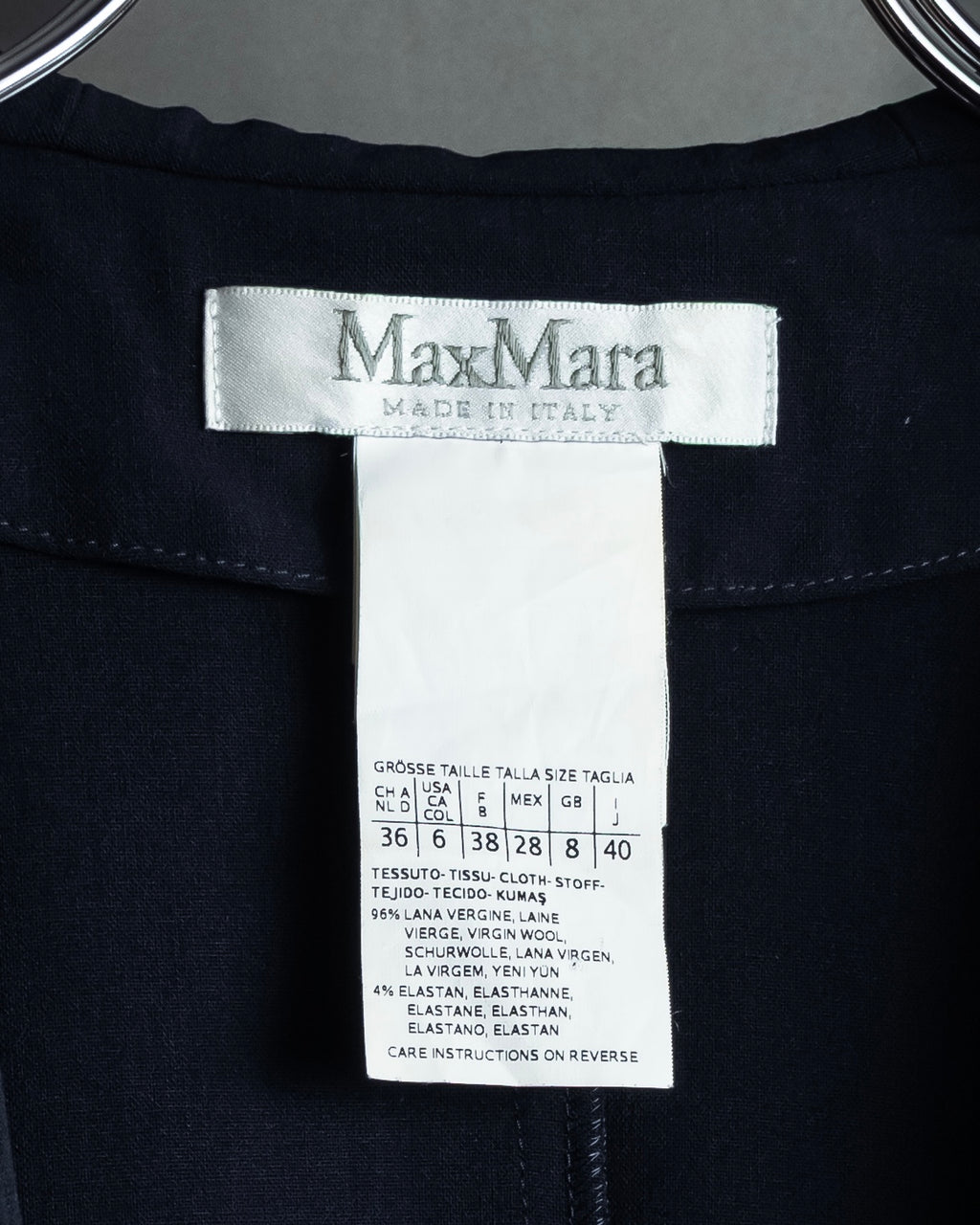 "Max Mara" Draping design hooded coat