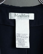 "Max Mara" Draping design hooded coat