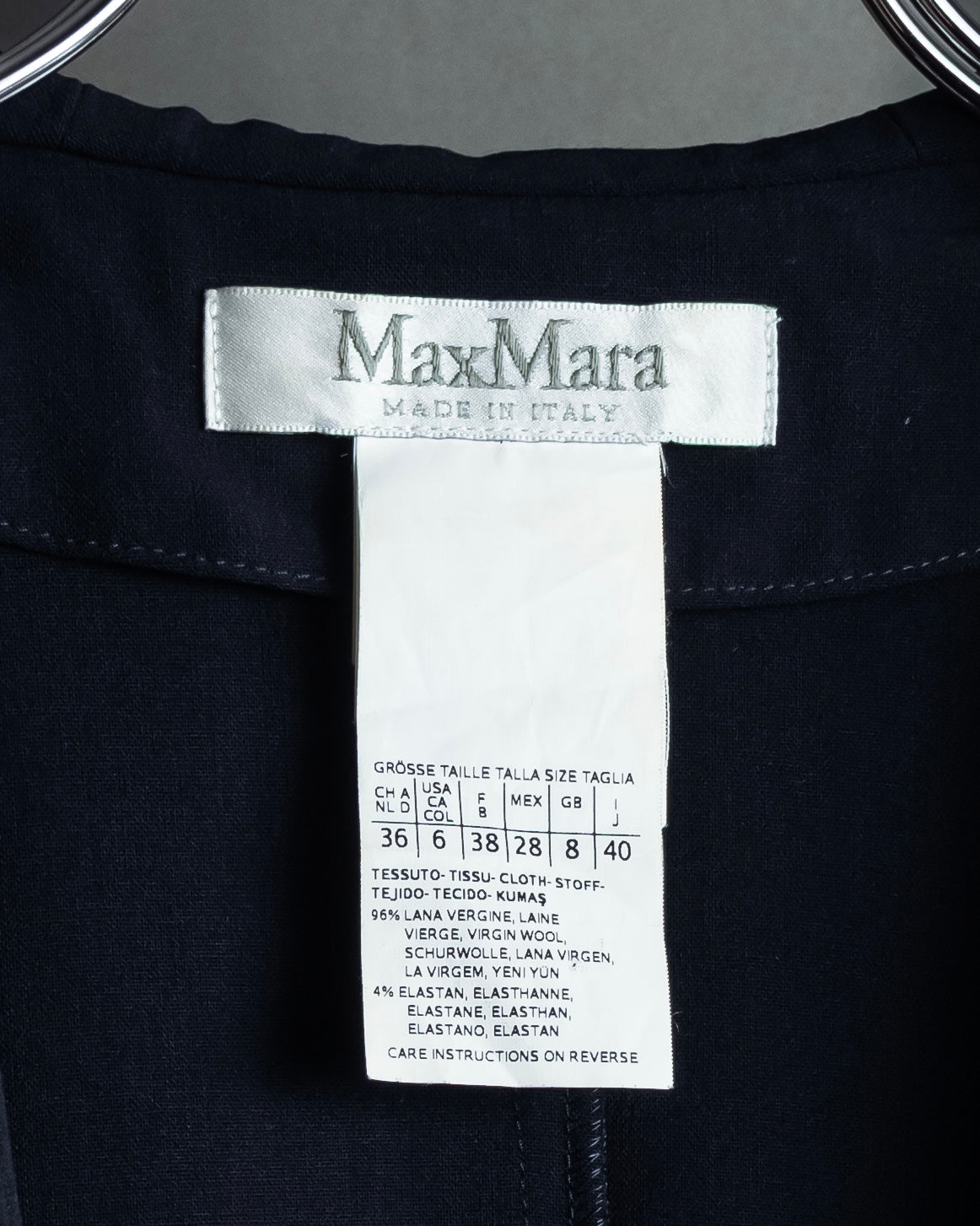 "Max Mara" Draping design hooded coat