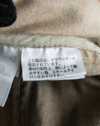"BURBERRY" Selvedge denim trench detail jacket