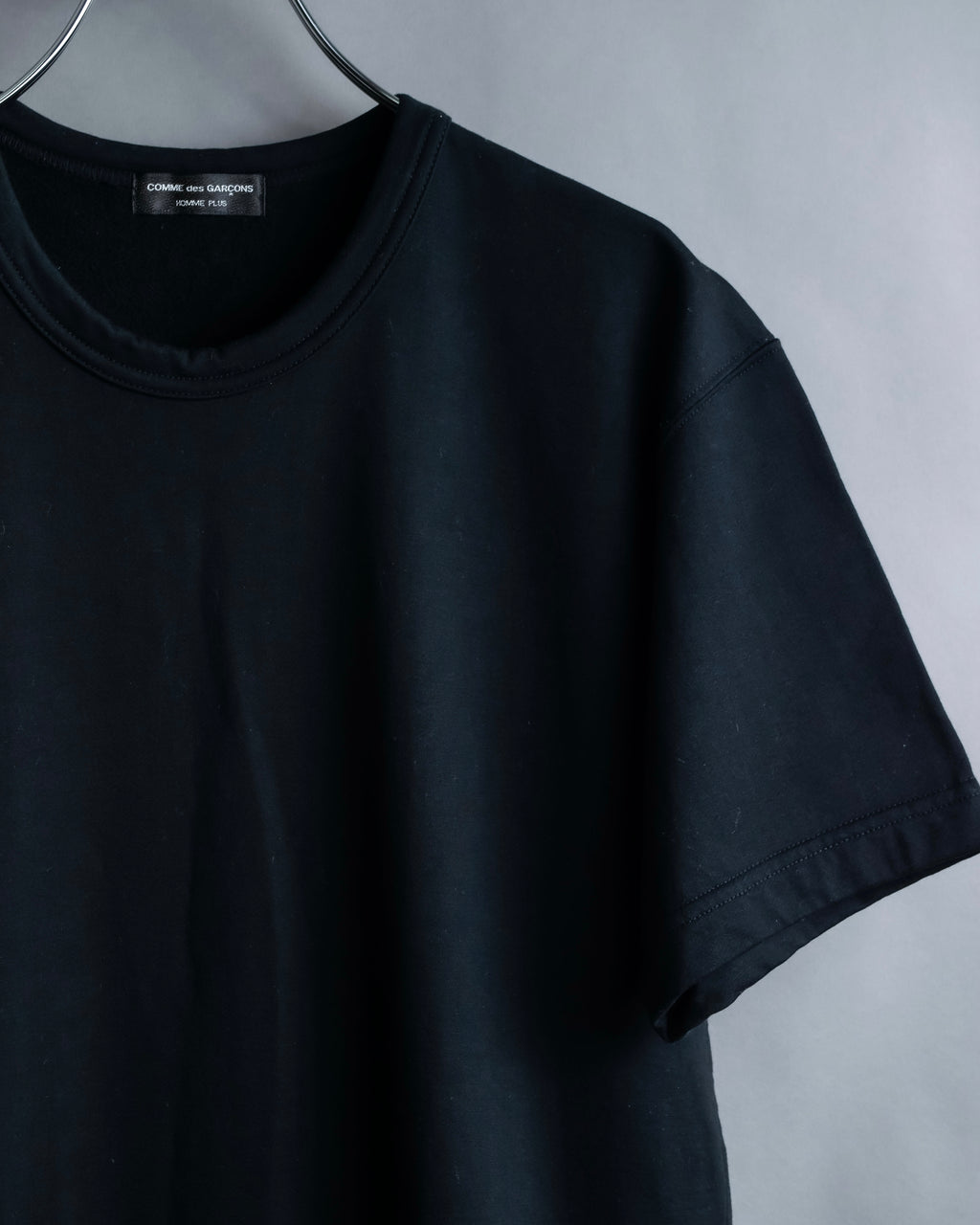 “Comme des Garçons Homme Plus” Zip attached detail T shirt